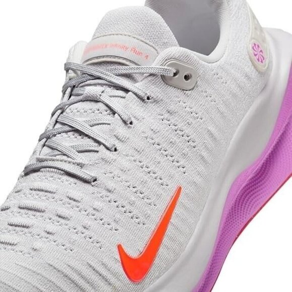 Nike InfinityRN 4 Men\'s Road Running Shoes DR2665-011 Vast Grey/Hyper Violet/ 12 main image 6